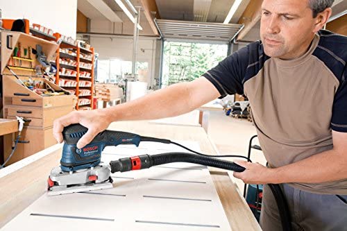 Bosch Professional GSS 230 AVE - Lijadora orbital (300 W, vibration control, plato lijador 182 x 92 mm, microfiltro, en L-BOXX)