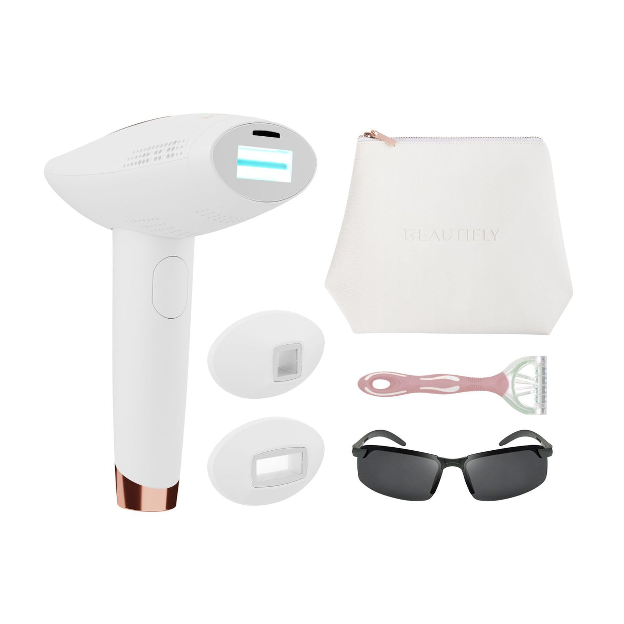 B-Shine – Depiladora Luz Pulsada – Depilador laser con sistema de enfriado – Revitalización de la piel – 500.000 pulsos de luz, 26 J/cm – Beautifly