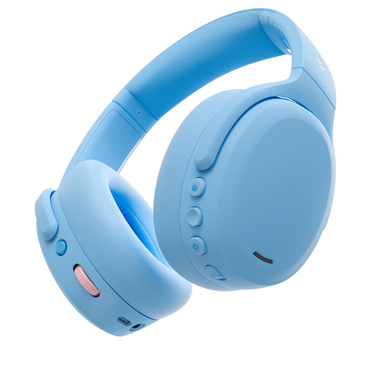 Skullcandy Crusher ANC 2 Audífonos Over-Ear Inalámbricos con Cancelación de Ruido, Sensory Bass, Cable de Carga, 50h Autonomía, Micrófono, Compatibles con Dispositivos Bluetooth, Preppy Summer