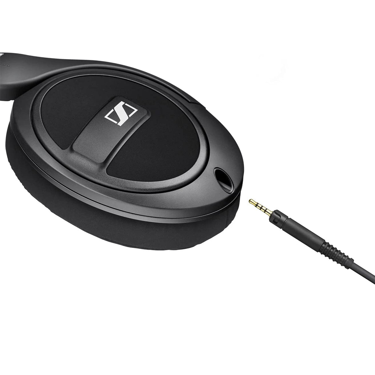 Sennheiser Auriculares HD 569 para colocar alrededor de la oreja y la parte trasera cerrada, color negro