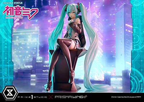 Prime 1 Studio Hatsune Miku - Figura Decorativa (PVC, 1/4 Hatsune Miku Art by Neco, 34 cm)