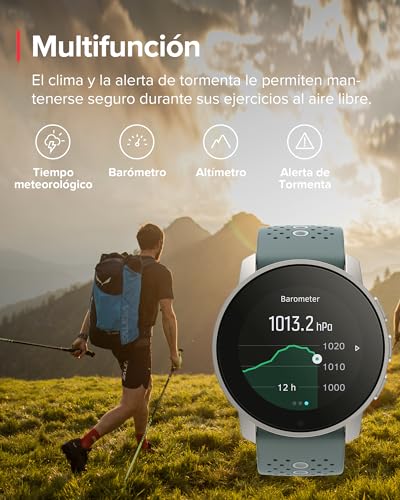 Suunto 9 Peak Reloj deportivo GPS con batería de larga duración y medición de frecuencia cardiaca en la muñeca