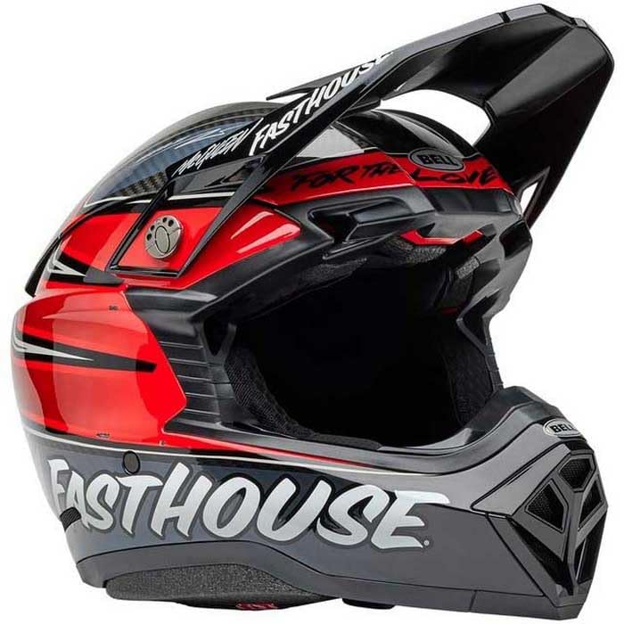 BELL Helmet Moto 10 Sphercal FASTHOUSE DITD 25 Gris/Rojo M ECE6