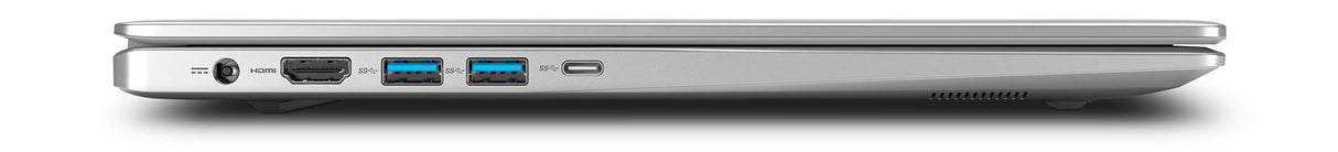 MEDION Ultrafino S6445 - Ordenador portátil de 15.6" Full HD (Intel Core i5-8265U, RAM de 4 GB DDR4, SSD de 128 GB, Intel Graphics, Windows 10 Home) plata - teclado QWERTY Español