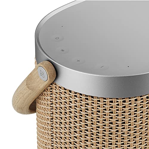 Bang & Olufsen Beosound A5 Potente Altavoz de Lujo Modular Bluetooth Portátil y WiFi para Uso en Casa o Exteriores con una Batería de Larga Duración y Cargador Inalámbrico Nordic Weave