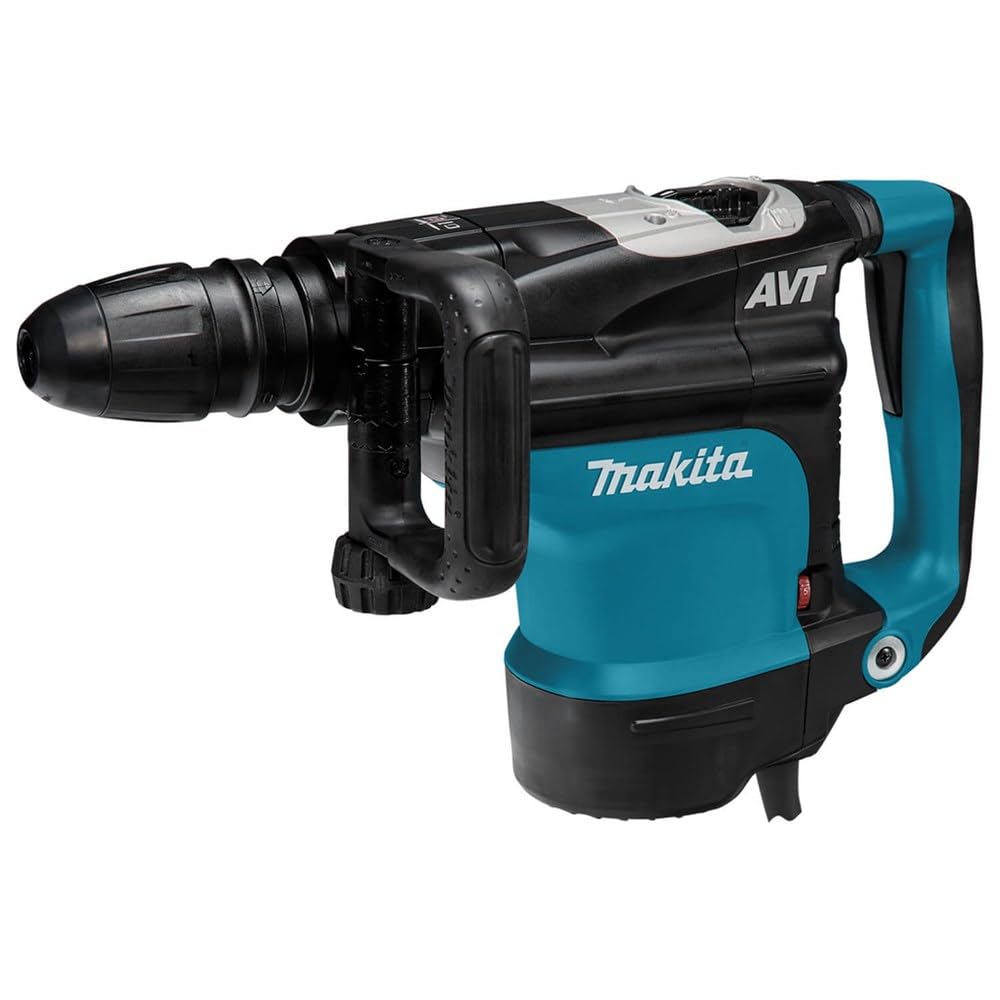 Makita 1 Martillo giratorio 40 mm-1350 W-SDS Max compatible-AVT-8J-KIT ASPIRAZ, 1350 W, 230 V
