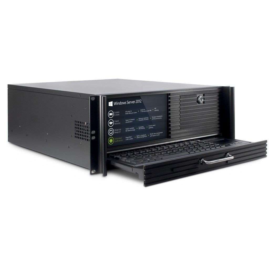 Inter-Tech 4U-4452-TFT - Caja para Servidor con Pantalla TFT y