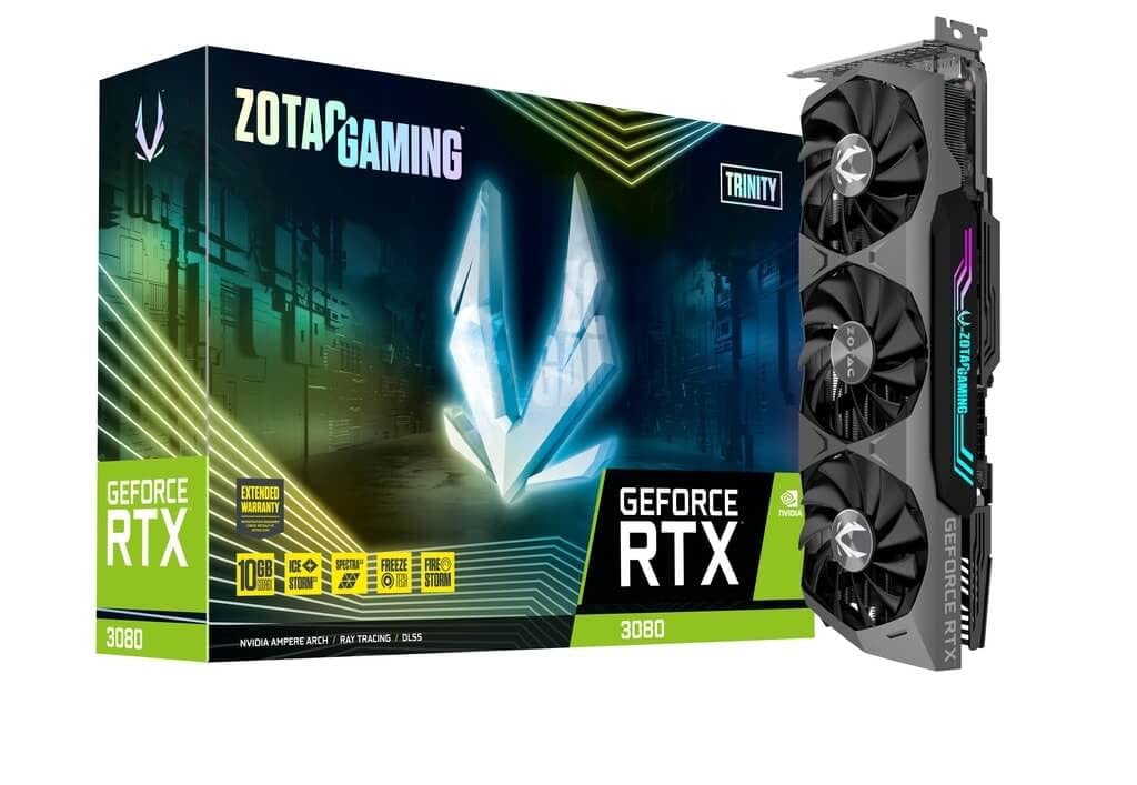 Zotac Gaming GEFORCE RTX 3080 Trinity OC LHR, Gris