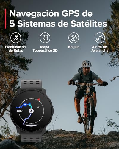 Suunto 9 Peak Pro Reloj deportivo GPS con batería de muy larga duración y medición de frecuencia cardiaca en la muñeca