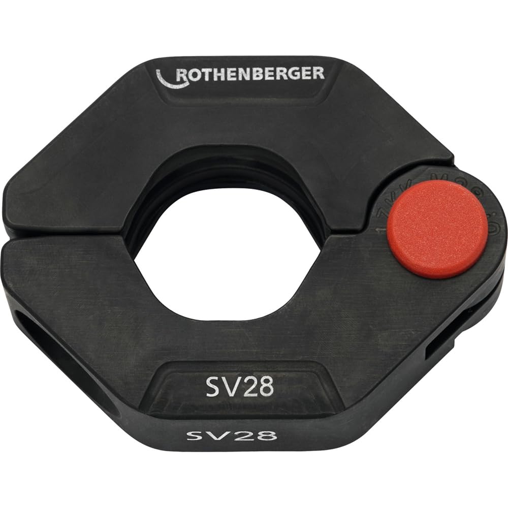 ROTHENBERGER Anillo de prensado, contorno de mordazas de presión SV, diámetro de 28 mm de diámetro | 1000003878 | Anillo de presión, sistemas de tuberías, prensas, prensa de herramientas industriales