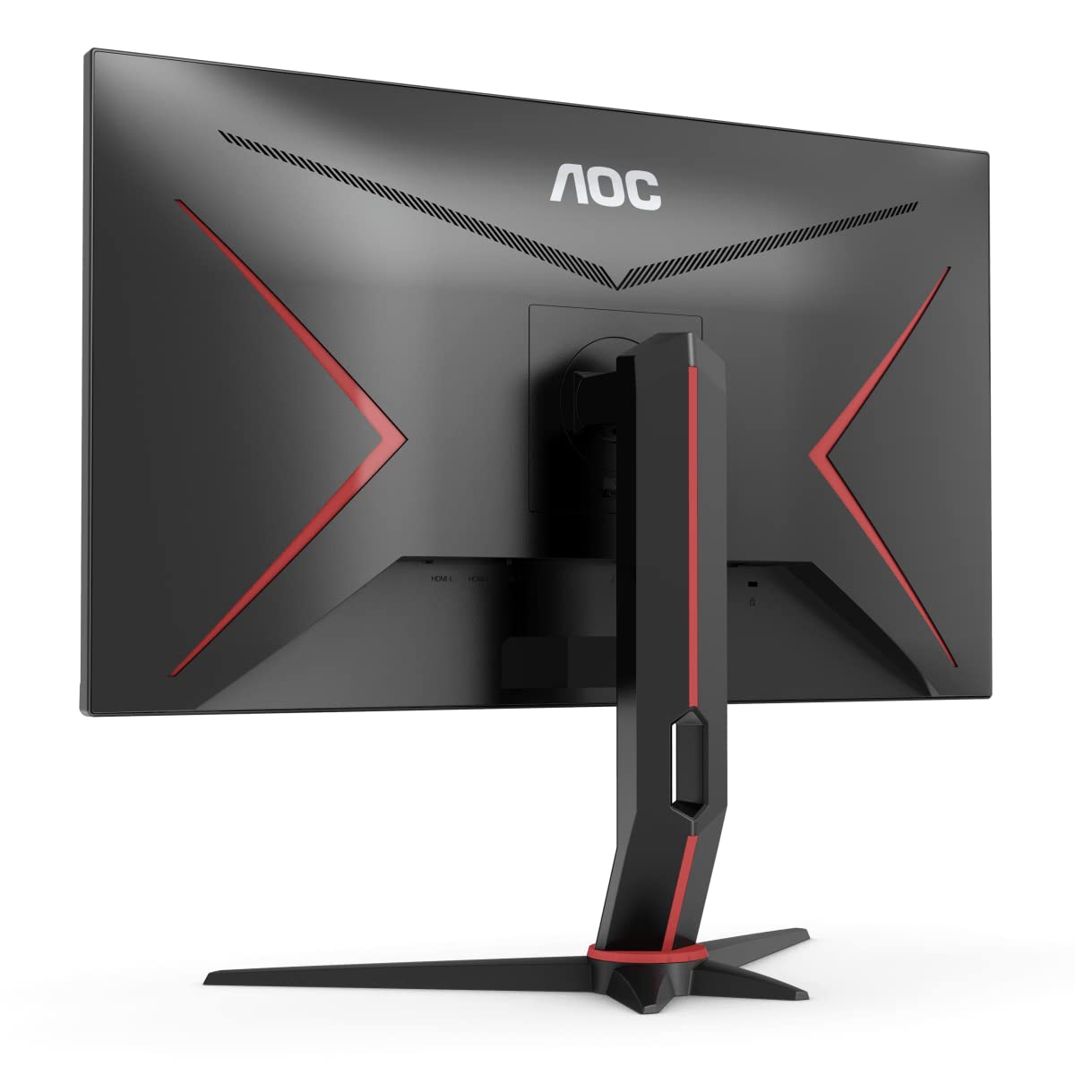 AOC Gaming U28G2XU2 - Monitor UHD de 28 Pulgadas, 144 Hz , 1 ms, FreeSync Premium Pro, HDR400 (3840 x 2160, HDMI, DisplayPort, hub USB), blanco/rojo
