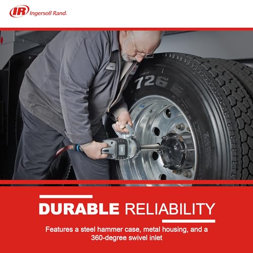 Ingersoll-Rand 1" 285B-6 Llave de Impacto Neumática, Acoplamiento de Impacto de Alta Resistencia, Yunque Extendido de 6", 2 Asas, Alta Precisión, Accesibilidad y Control