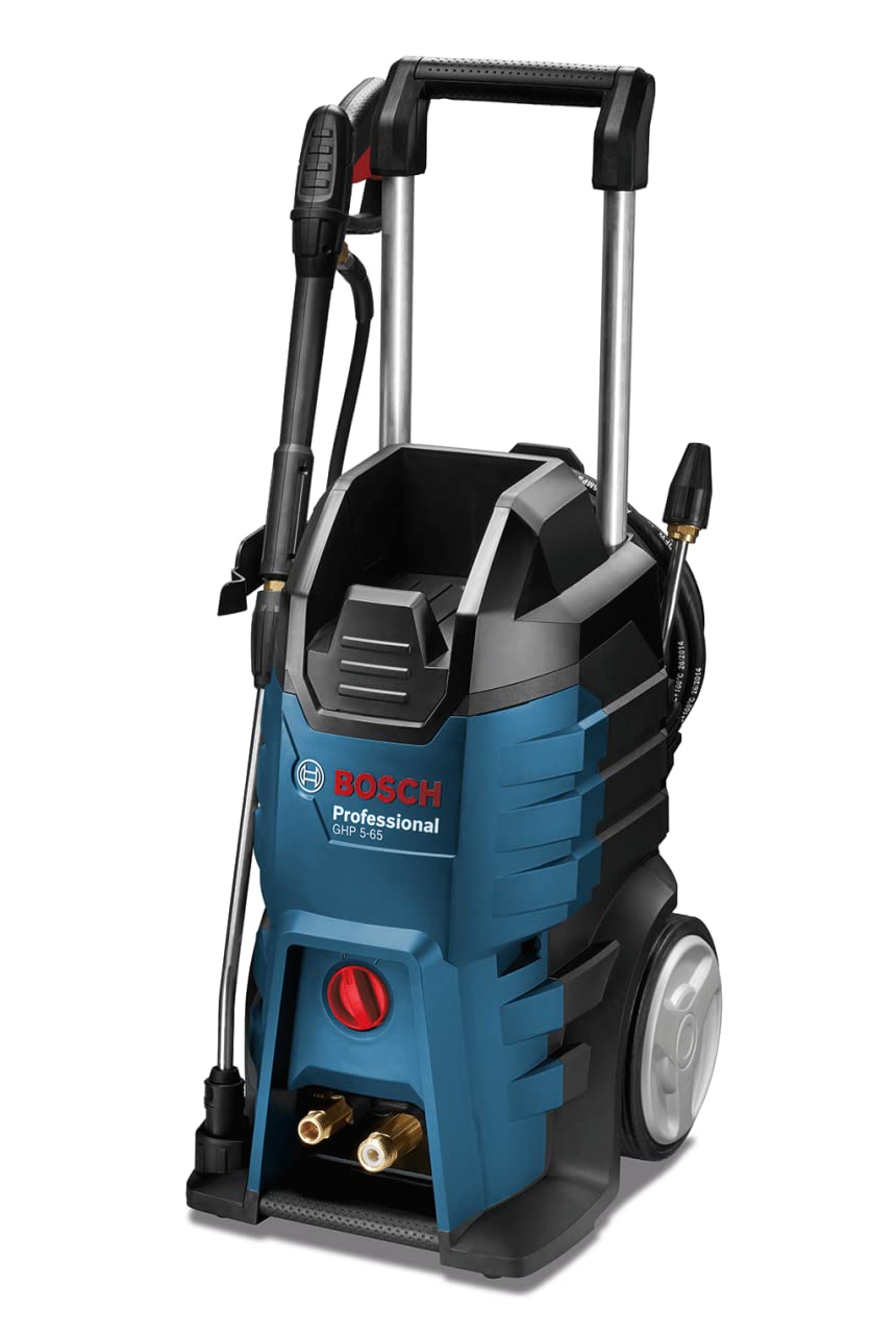 Bosch Professional GHP 5-65 - Hidrolimpiadora de alta presión (160 bares, 520 l/h, 2 lanzas)