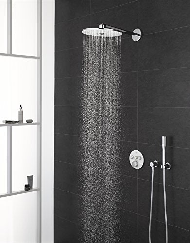 Grohe 29904LS0 Grohtherm Smartcontrol Termostato con cristal blanco, 3 Chorros Regulables, Moon White, Redondo