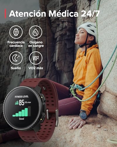SUUNTO Vertical Reloj Deportivo - Smartwatch GPS, GPS de Doble Frecuencia, Mapas sin Conexión Gratuitos, Autonomía de hasta 50 Días, Carcasa Resistente Militarmente, Resistente al Agua hasta 100m