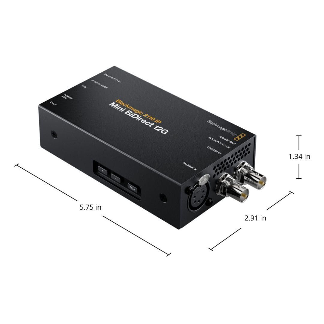 Blackmagic Design 2110 IP Mini BiDirect 12G (BM-CONVNVIPF/IP/12G)