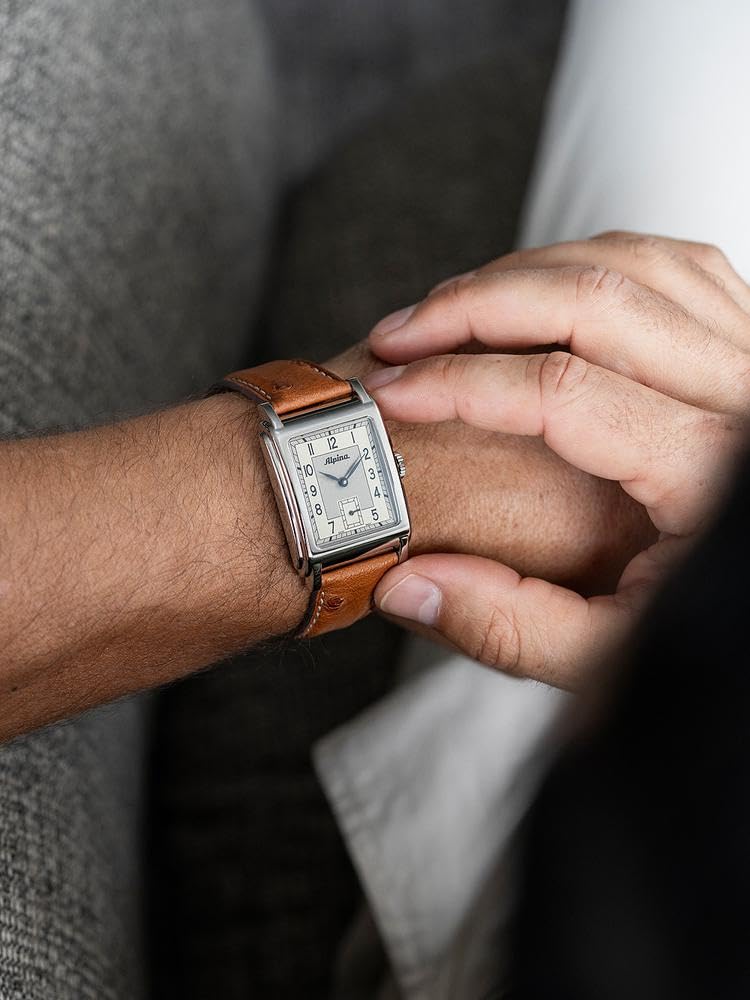 Alpina Reloj Analógico para Hombre de Cuarzo con Correa en Acero Inoxidable mid-39665