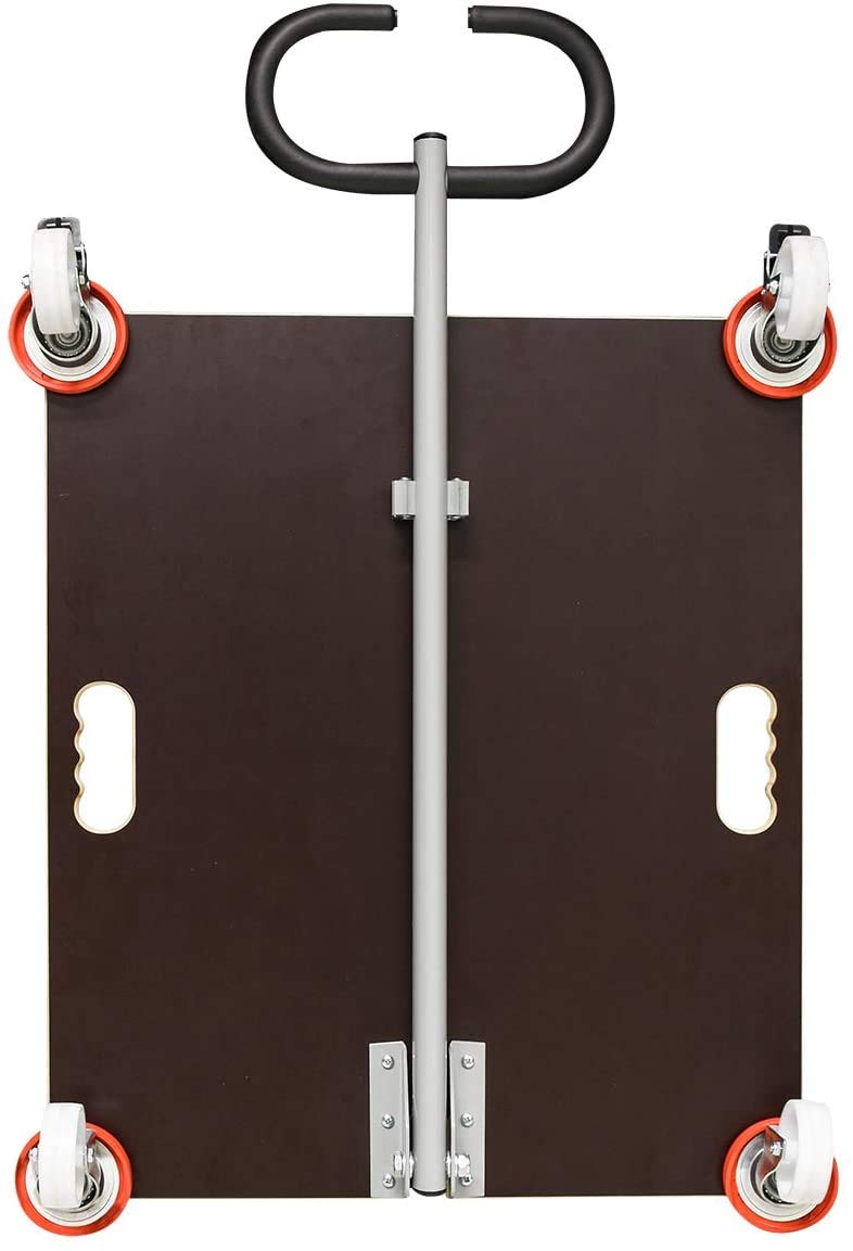 WAGNER Carro de Transporte/apilamiento MM 1377-70 x 60 cm - para apilar sillas, Capacidad de Carga de 200 kg, Ahorro de Espacio, Protege la Pared, Antideslizante, con Barra de tracción - 20137701