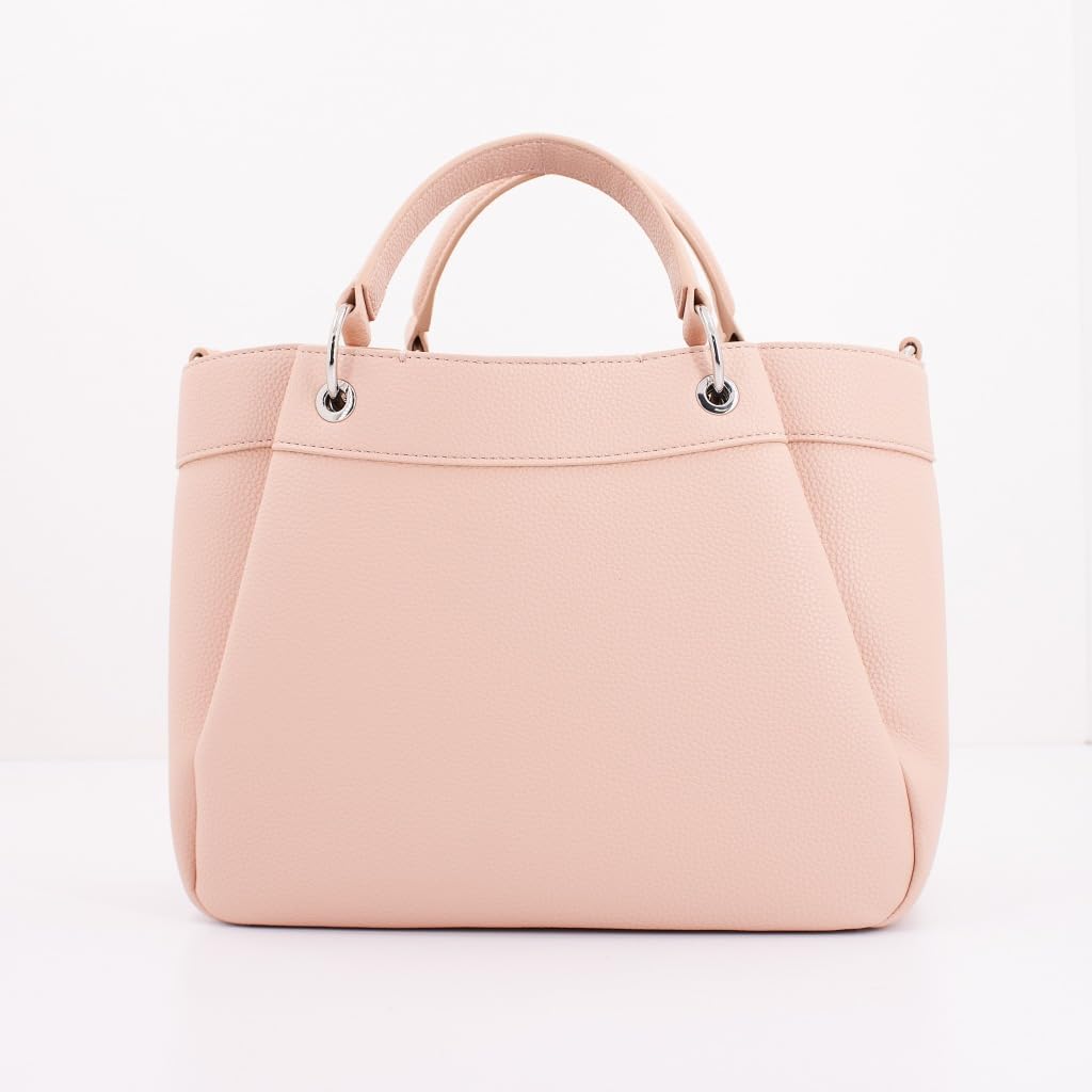 Armani Exchange Wave Medium Tote with Webb Strap, Shopping M Mujeres, Sunrise, Talla única