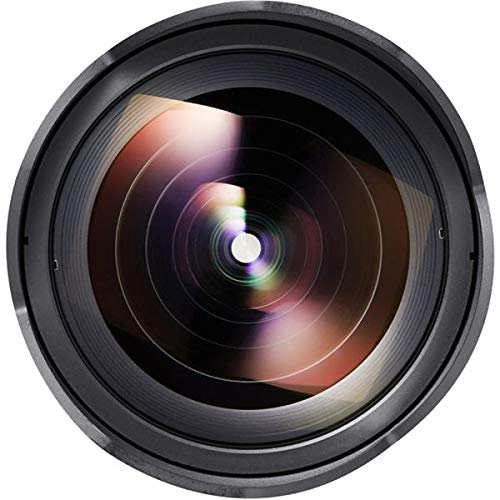 Samyang SYXP14-C XP - Objetivo Gran Angular de 14 mm f/2,4 de Alta Velocidad para Canon EF con Chip Ae Integrado, Color Negro