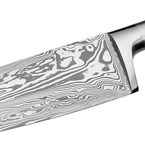 WMF Damasteel Juego de 3 Cuchillos de Acero Damasco Completamente Forjado
