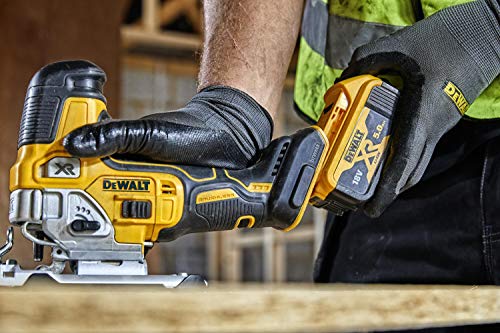 DEWALT Sierra de calar de 18 V, motor Brushles, DCS335P2-QW