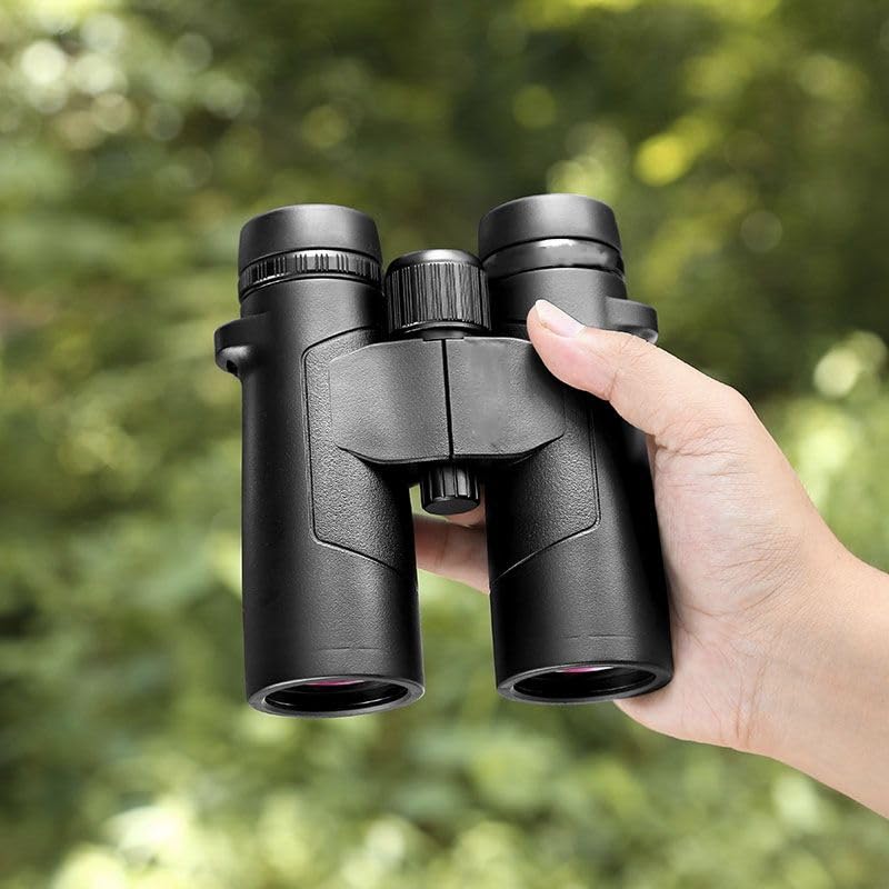 ZEHNHASE TRX7 Prismáticos compactos con Lentes antirreflectantes, visión Clara sobre la Marcha