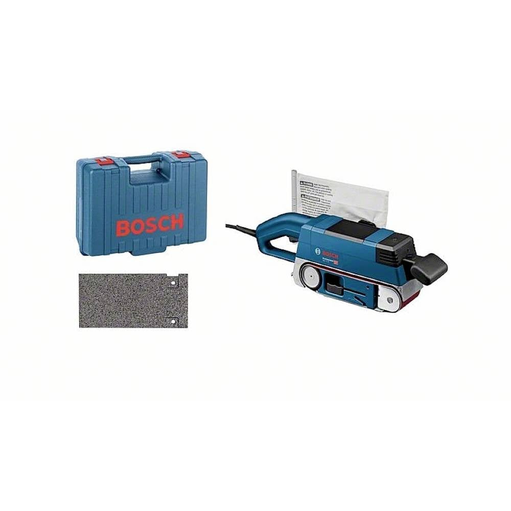 Bosch Professional GBS 75 AE Set - Lijadora de banda (750 W, ancho banda 75 mm, colector polvo, en maletín)