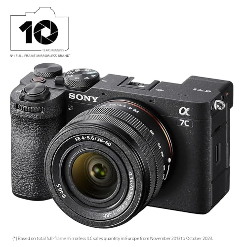 Sony Alpha 7CII Cámara sin Espejo Full-Frame 33 MP Negro, y Objetivo Zoom estándar Compacto SEL2860