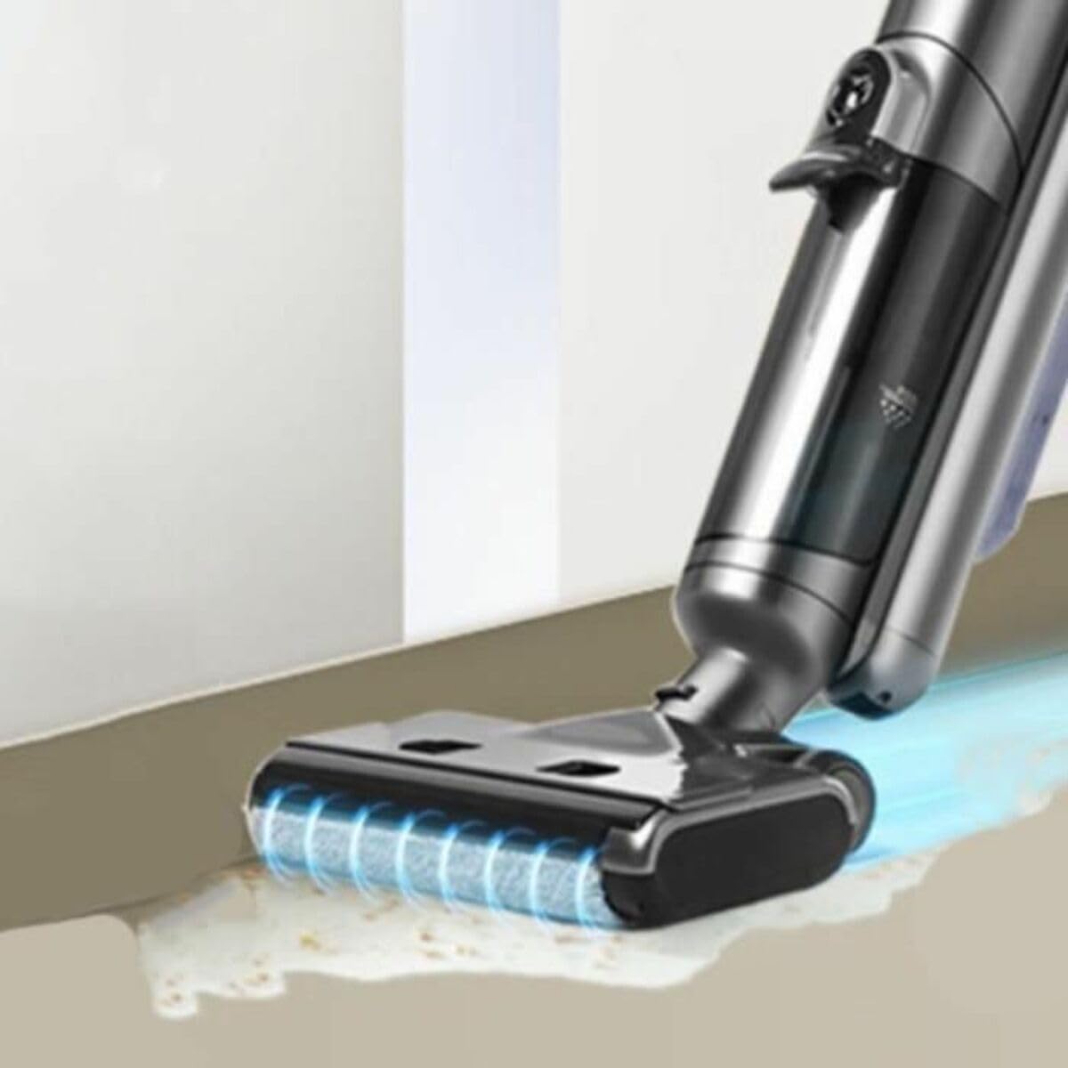 EZICLEAN 3760372551681 Aspiradora Escoba inalámbrica, plástico, Gris