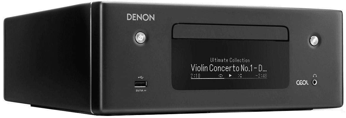 Denon RCD-N10 - Receptor de CD (Wi-Fi, Bluetooth, Airplay, Heos, Amazon Alexa) Receptor de CD de Red.