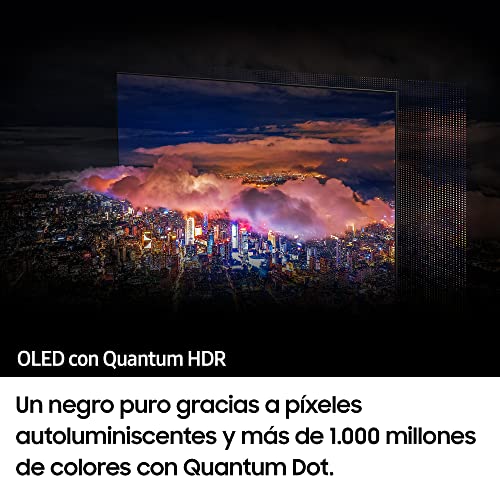 Samsung TV OLED 2023 55S92C 2023 - Smart TV de 55" OLED Quantum HDR, Procesador Quantum 4K con IA, Dolby Atmos® y Motion Xcelerator Turbo+