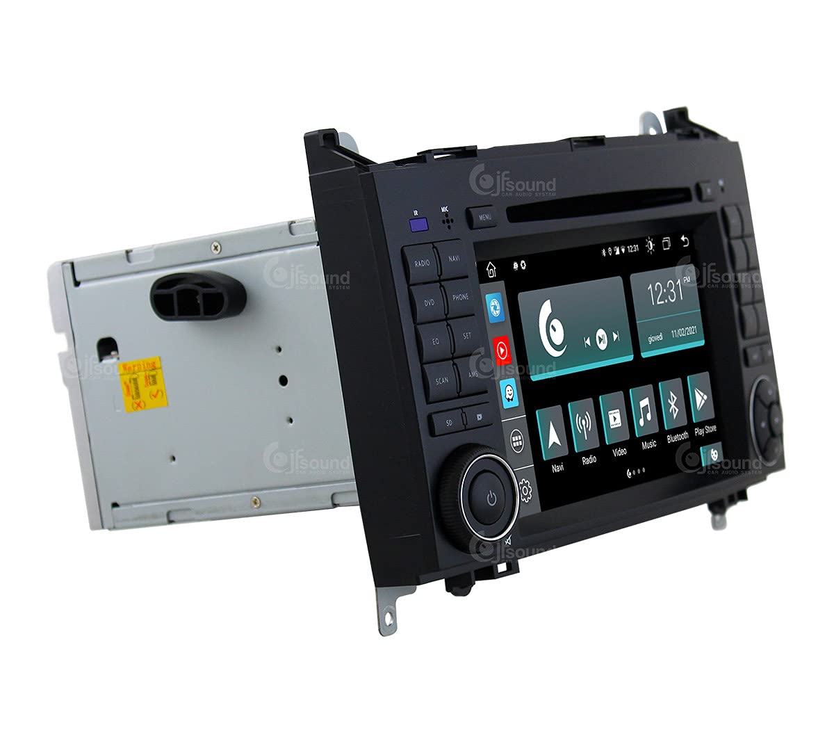 Autorradio de Ajuste Personalizado para Mercedes Android GPS Bluetooth WiFi Dab USB Pantalla táctil Full HD 7" procesador de 8 núcleos y comandos de Voz