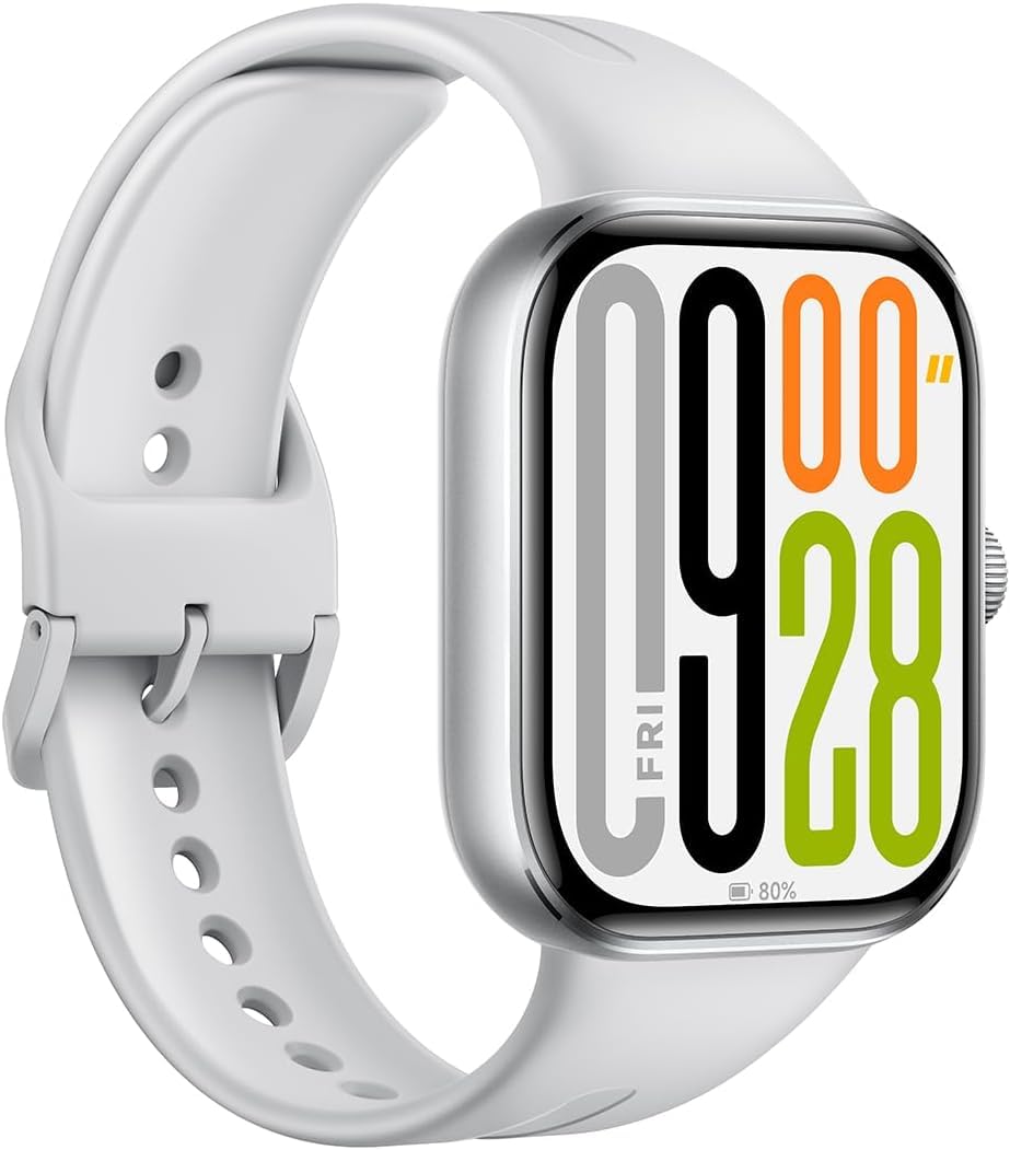 Xiaomi Redmi Watch 5, Llamadas Bluetooth, Pantalla AMOLED 2.07", Monitor de frecuencia cardíaca, Monitorización de sueño, Cancelación del Ruido, Control de la cámara, Gris