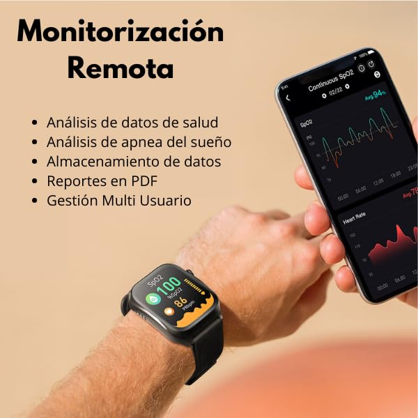 Funker - SW10 Easy Care Watch 4G - Reloj de Protección para Personas Mayores con Teleasistencia, Localizador GPS, Caídas, Botón de Ayuda SOS, Perímetro de Seguridad y Configuración Remota