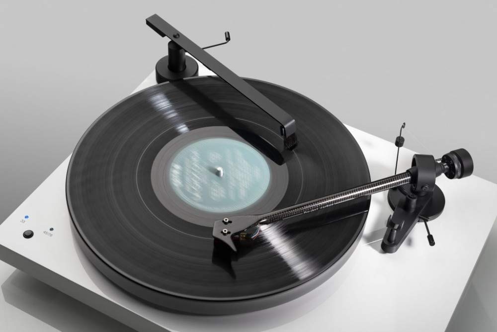 Pro-Ject Sweep It E - Escoba con Cepillo para Pelo Natural, Color Plateado
