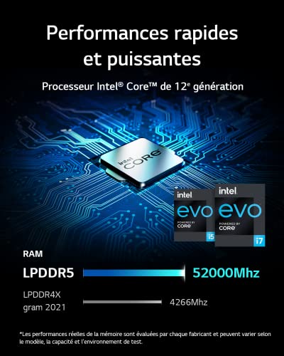 LG Notebook 16Z90Q-G.AA56F 16" 512 GB 16 GB RAM AZERTY AZERTY