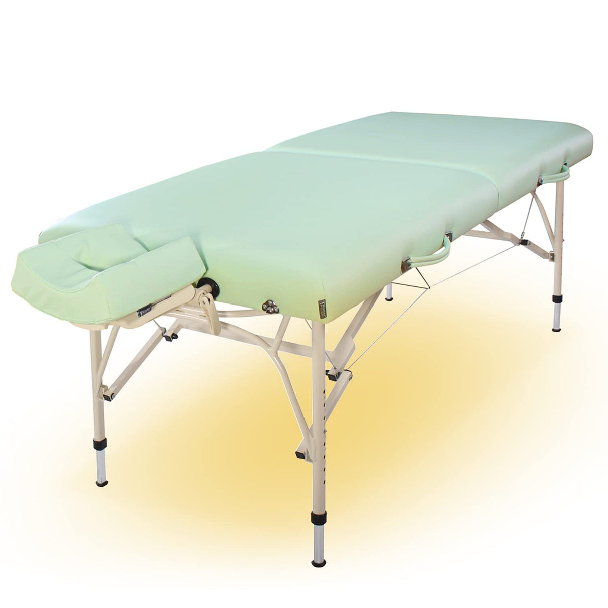 Master Massage Bel Air Camilla de Masaje, Aluminio, Verde Menta, 70 x 200 cm