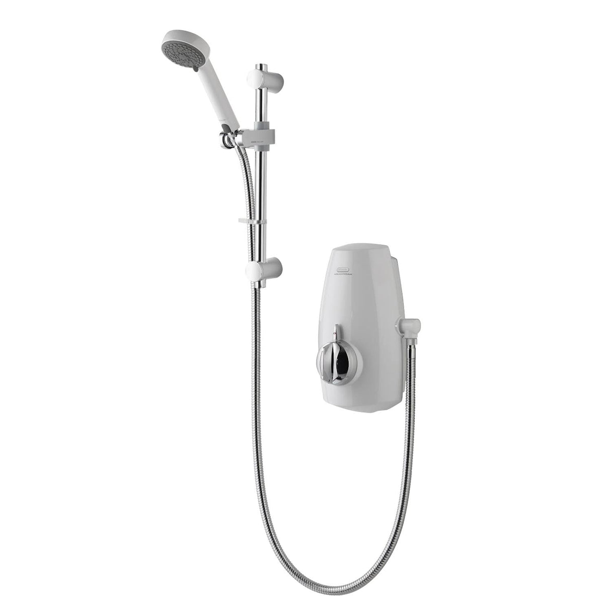 Aqualisa Aquastream Termo - Ducha con cabezal ajustable - Blanco