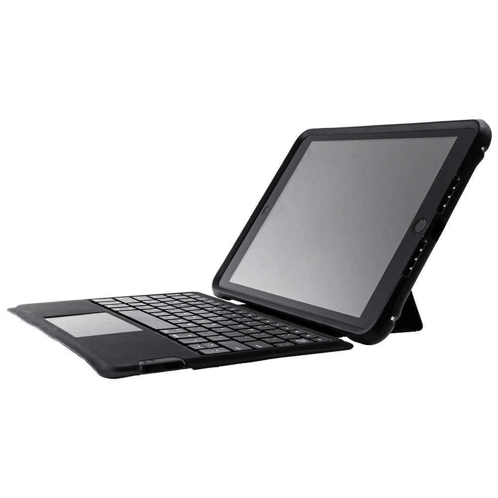 Otterbox Funda Teclado UnlmitED para iPad 10,2' (7.ª Gen / 8.ª Gen / 9.ª Gen), Resistente a caídas, con Teclado FRANCÉS, Testeada con los Estándares Militares, Negro/Transparente, Sin Pack Retail