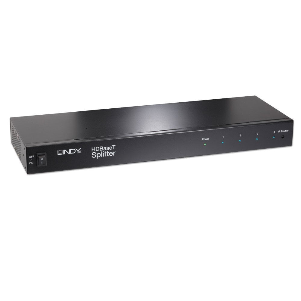 Lindy 38116 divisor de video HDMI - Splitter de vídeo (HDMI, Cat6, 3840 x 2160 Pixeles, Negro, 100 m, 1080p)