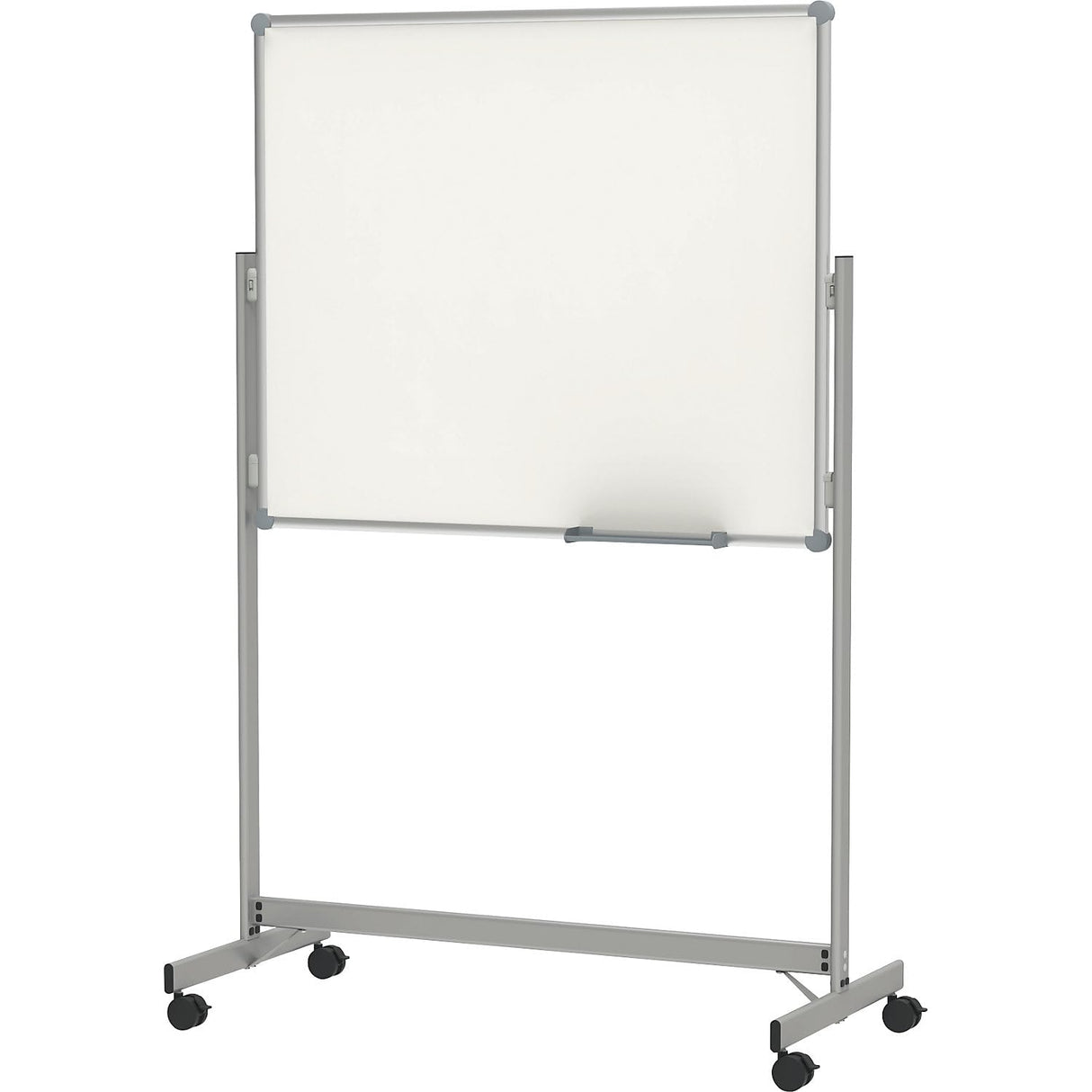 Maul 6335584 1000 x 1200 mm plástico magnético Pizarra blanca – cuadros blancos (4 Rueda (S), 1950 mm, 650 mm, 1280 mm)