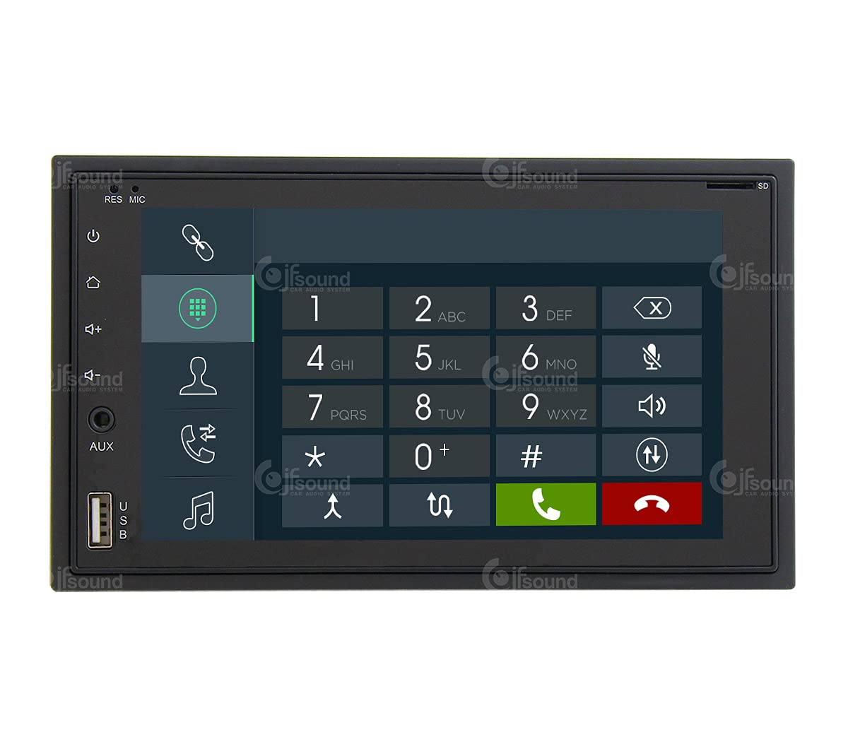 Autorradio Universal 2 DIN Android GPS Bluetooth WiFi Dab USB Pantalla táctil Full HD 6,2" procesador de 8 núcleos y comandos de Voz