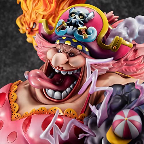 Megahouse One Piece – Figura Big Mom (Charlotte Linlin) – Portrait of Pirates – Edición Exclusiva 30 cm – Coleccionable Bandai 