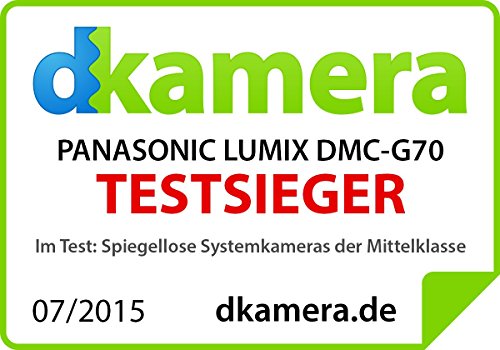 Panasonic Lumix DMC-G70MEG-K Cámara réflex Digital Juego de cámara SLR 16 MP Live Mos 4592 x 3448 Pixeles Negro - Cámara Digital (4,8X, Full HD, Negro)
