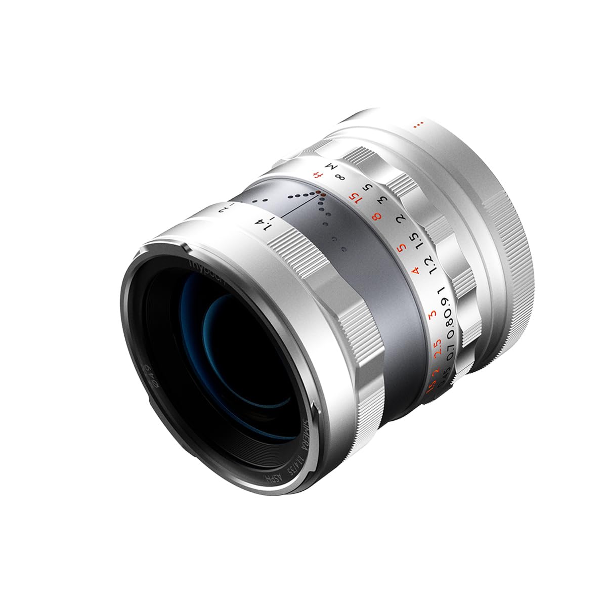 THYPOCH Lente de fotografía de Marco Completo Simera de 35 mm f1.4 para Fujifilm X Mount – Plata