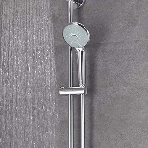 Grohe 27964000 Euphoria 210 - Sistema de ducha con termostato, cabezal de ducha redondo 210mm