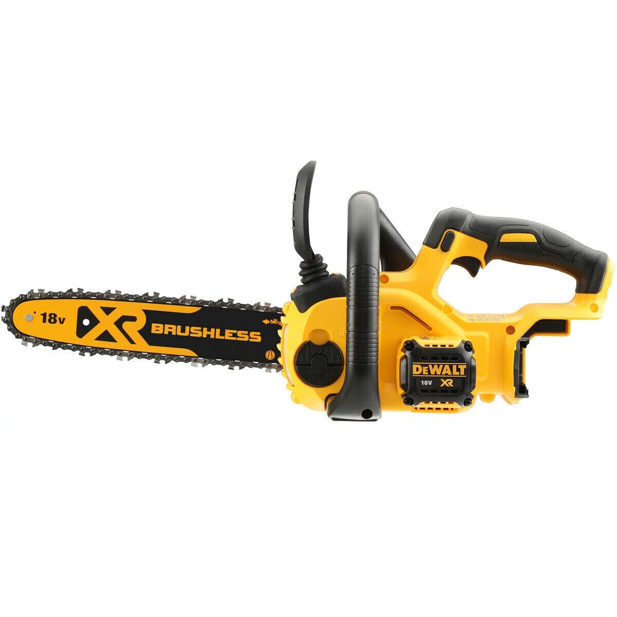 DeWalt DCM565P1-QW DCM565P1-QW-Motosierra Compacta sin escobillas XR 18V con 1 batería Li-Ion 5Ah y Largo de Espada de 30cm, Arándano