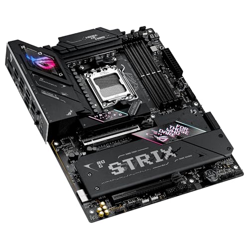 ASUS ROG Strix B850-E Gaming WiFi - Placa Base AMD, 16+2+2 etapas de Potencia, DDR5, Cinco Ranuras M.2, PCIe 5.0, WiFi 7, Puerto USB4 Tipo-C, USB 20 Gbps con PD 3.0 de hasta 30 W y Aura Sync RGB
