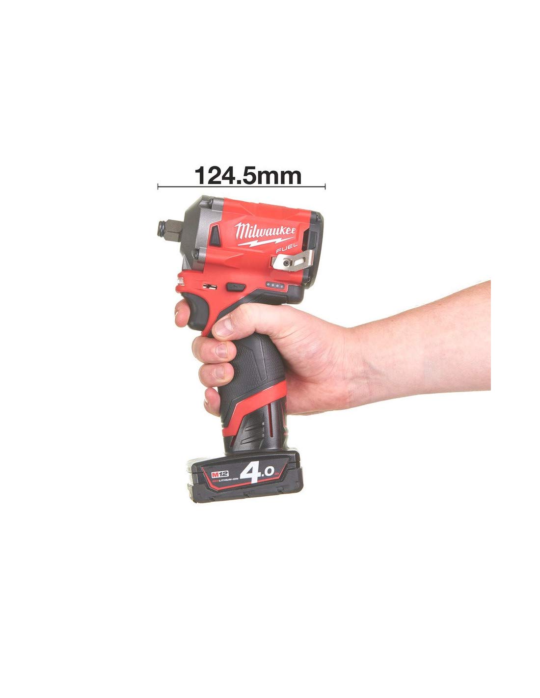 Llave de impacto subcompacta M12 FUEL™, 1/2" con anillo - M12FIWF12-422X